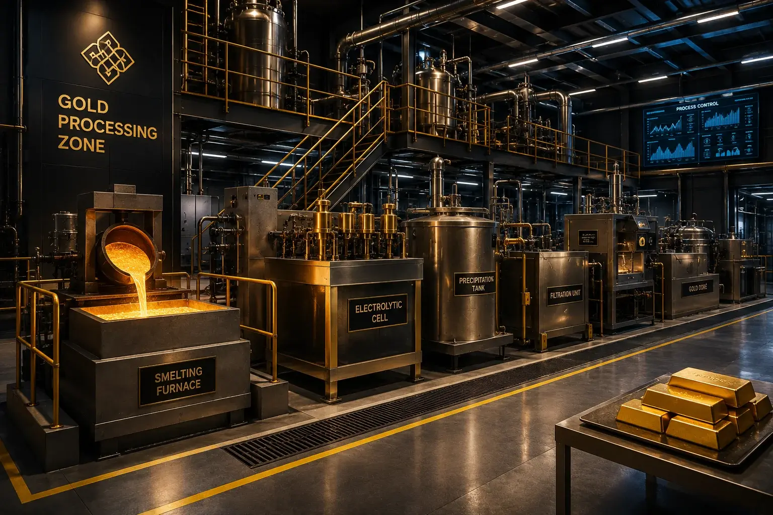 Modern Gold and Silver Refining Infrastructure